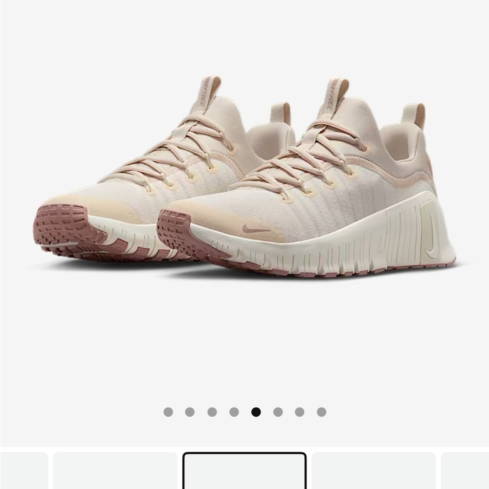 Nike Women's Athletic Shoes in Blush Pink and Cream